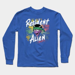 RESIDENT ALIEN IN PURPLE Long Sleeve T-Shirt